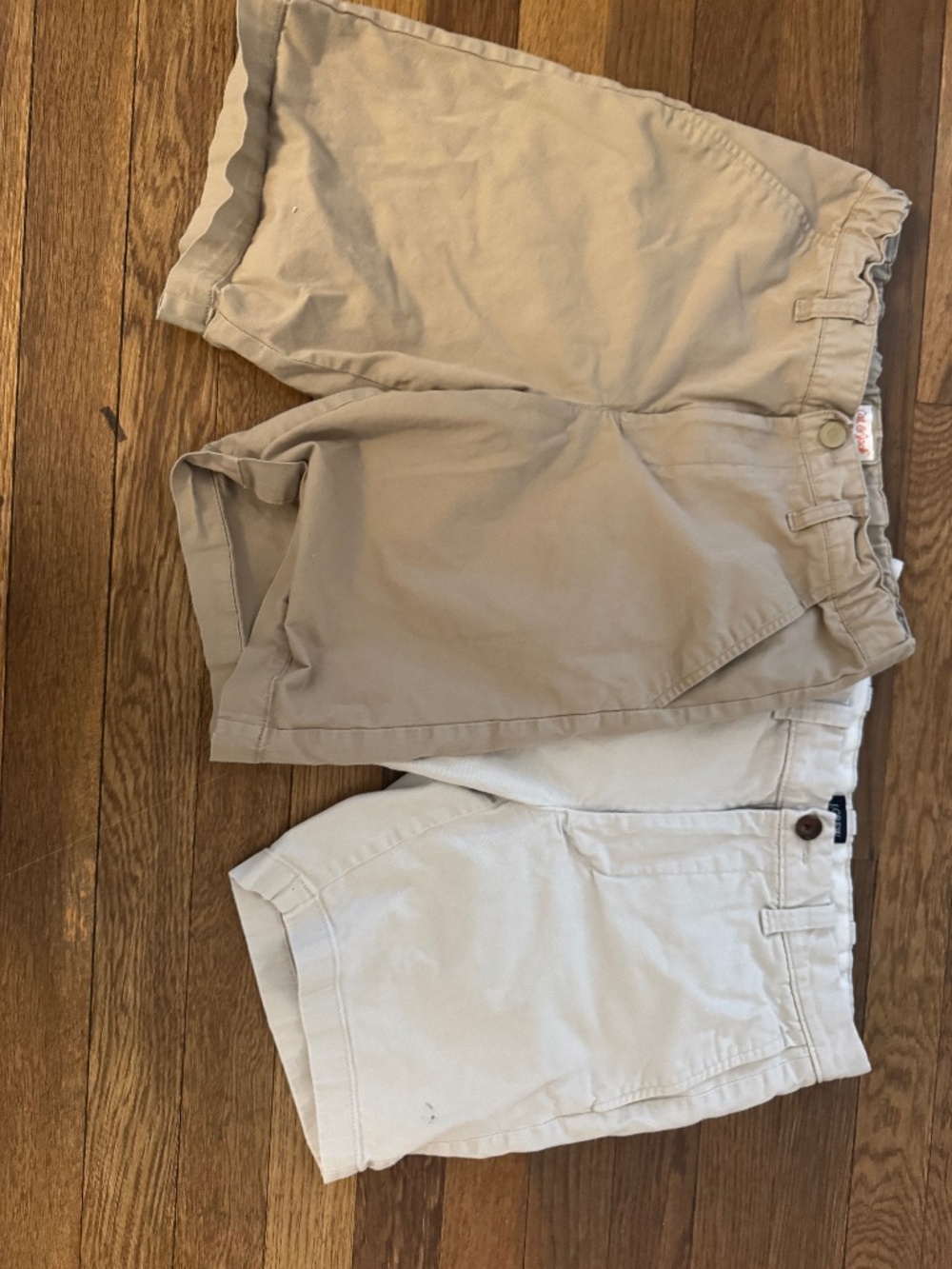 Cat & Jack 14 and j crew size 28 chino khaki shorts